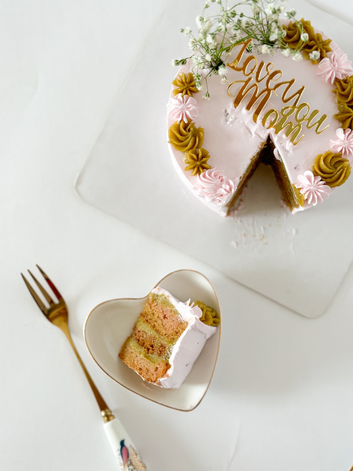 ROSE PISTACHIO CAKE