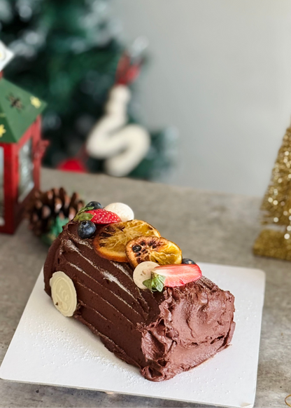 YULE LOG CAKE