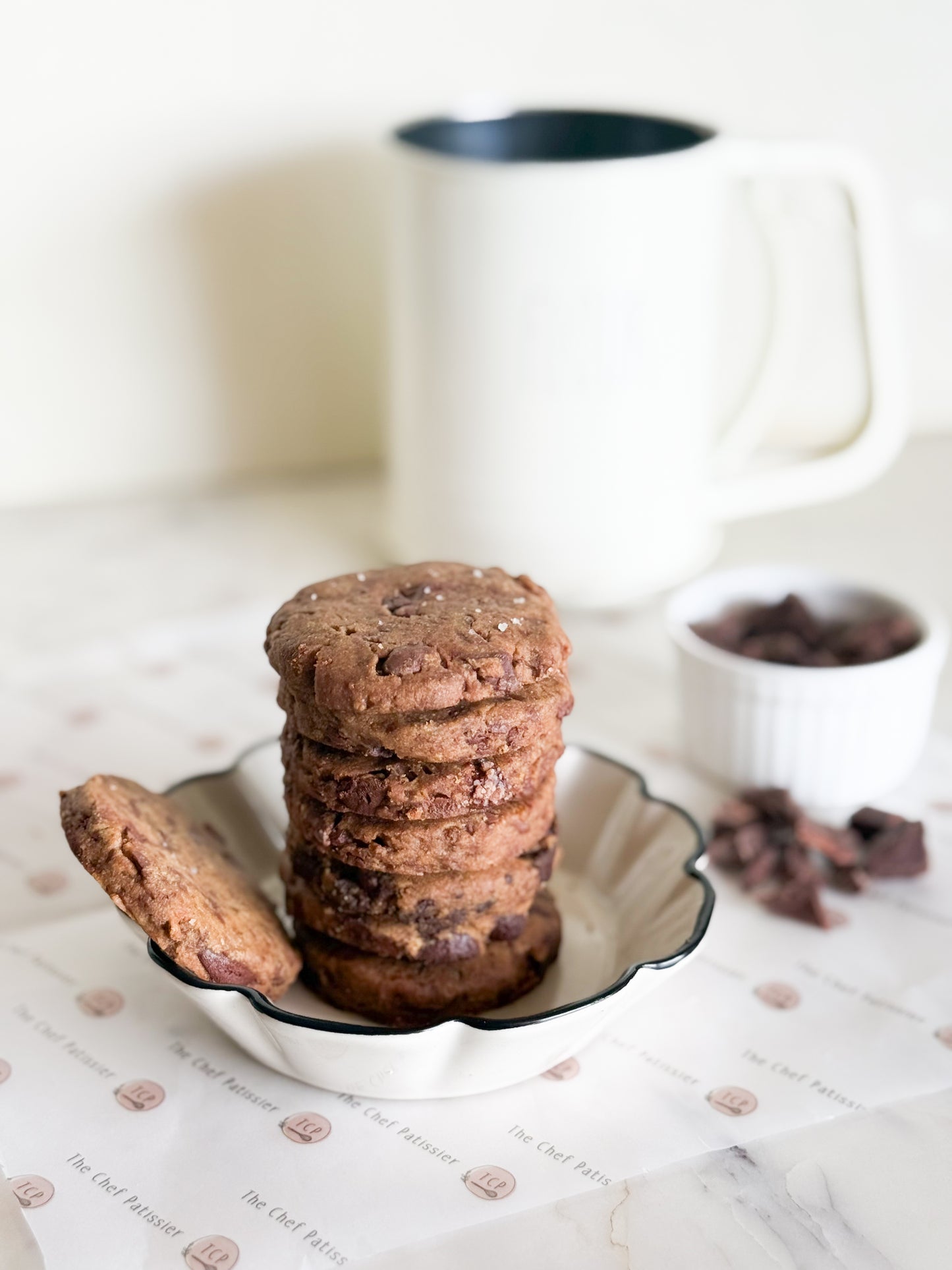 VANILLA CHOCOLATE COOKIES (REFINED SUGARFREE)