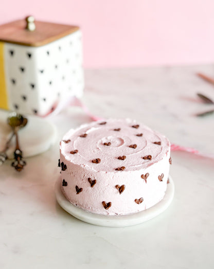MINI HEARTS CAKE