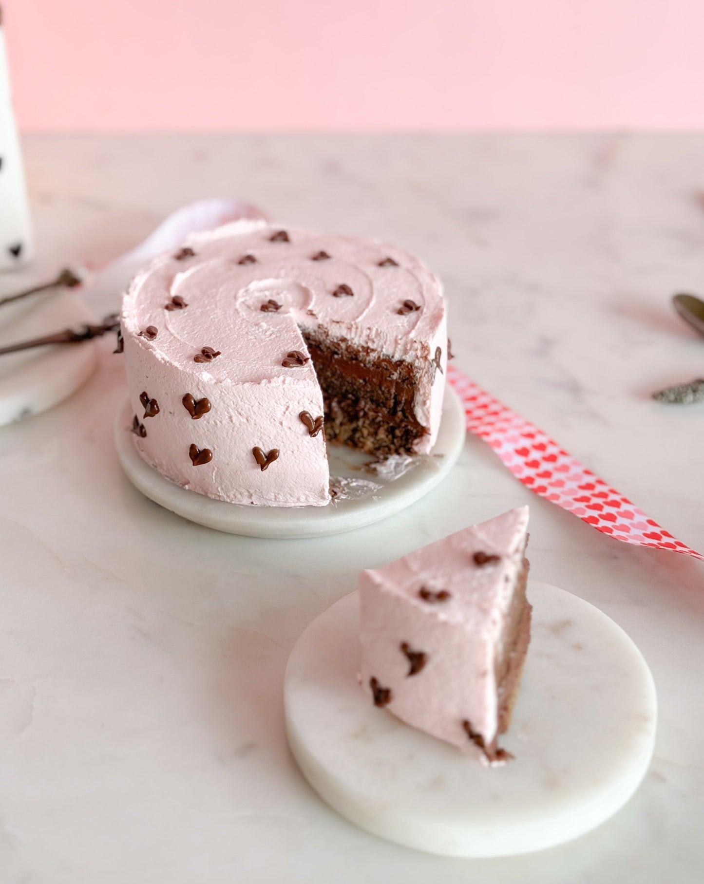 MINI HEARTS CAKE