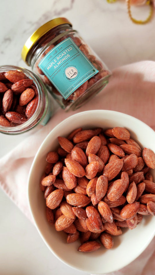 MAPLE ROASTED ALMONDS